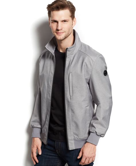 michael kors mens jacket grey